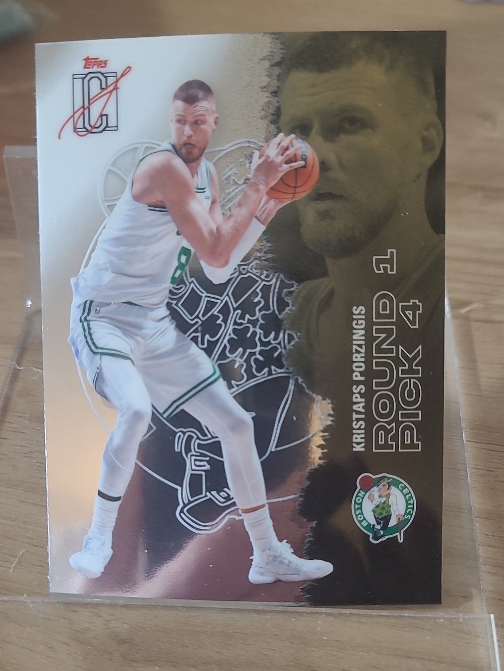 Topps Kristaps Porzingis Celtics Card - 2025 Topps Signature Class Chrome